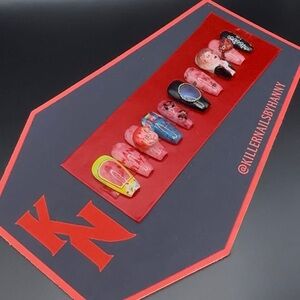 Chucky & Tiffany | Press On Nails | Halloween Nails | 3D Nail Art